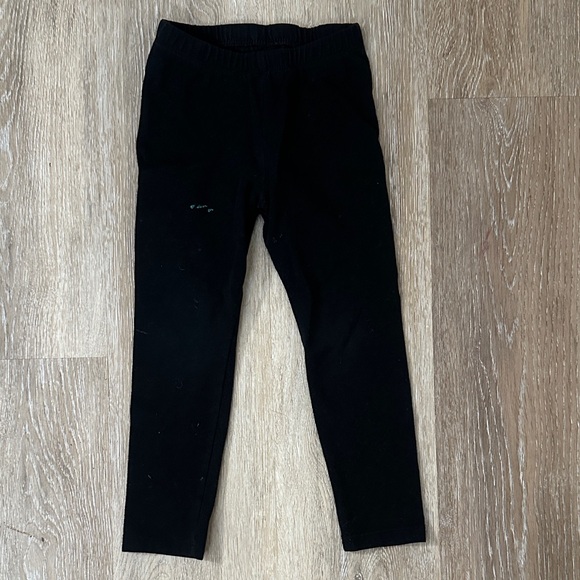 Cat & Jack Other - CAT & JACK Solid Black Kids Leggings SIZE 2T Simple Minimal Flaw Fitted Play